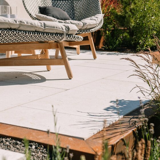 Kanfanar Bodenplatten aus Naturstein für elegante Terrassen