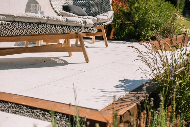 Kanfanar Bodenplatten aus Naturstein für elegante Terrassen