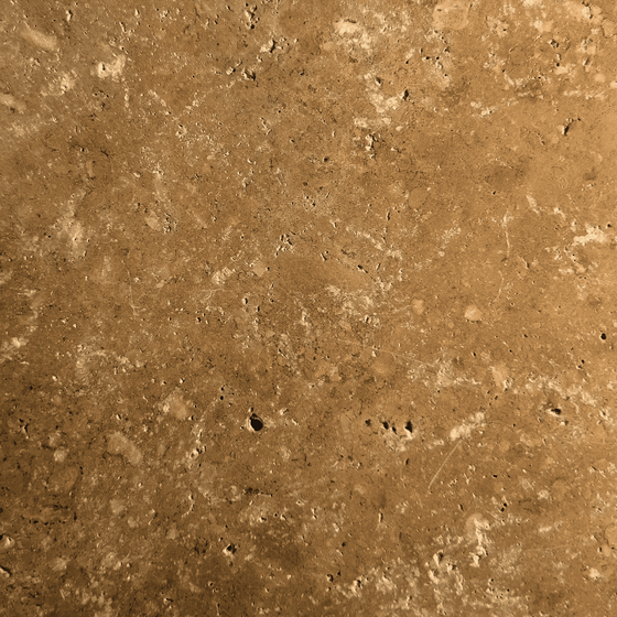 Nahaufnahme von Finca Beige Travertin mit gebürsteter Oberfläche